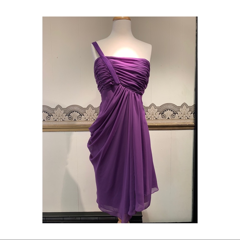 Purple Chiffon Dress